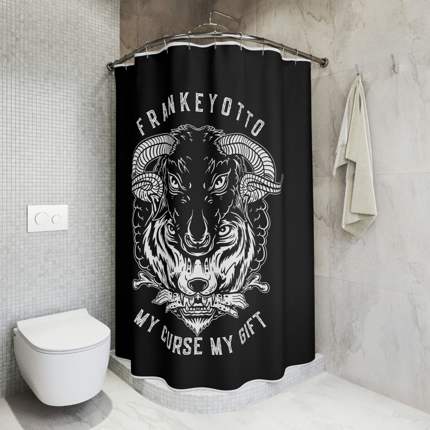Frankey Shower Curtain