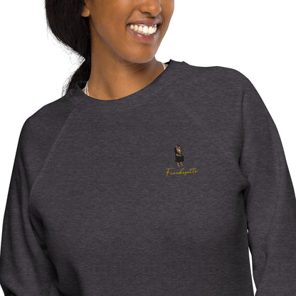 Frankey Unisex organic raglan sweatshirt