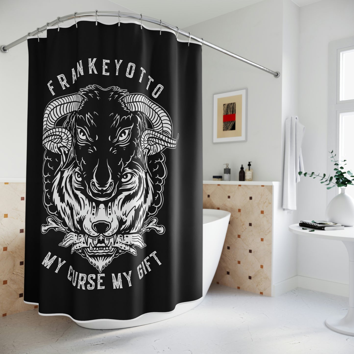 Frankey Shower Curtain